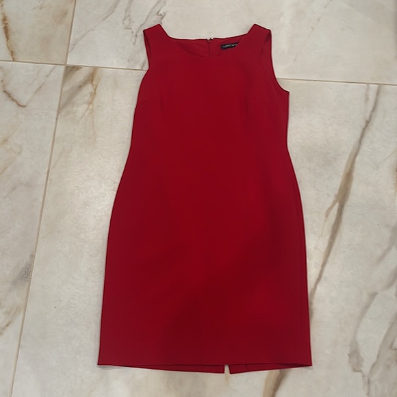 Albert Nipon Size 8 Red Dress Suit - Picture 11 of 13